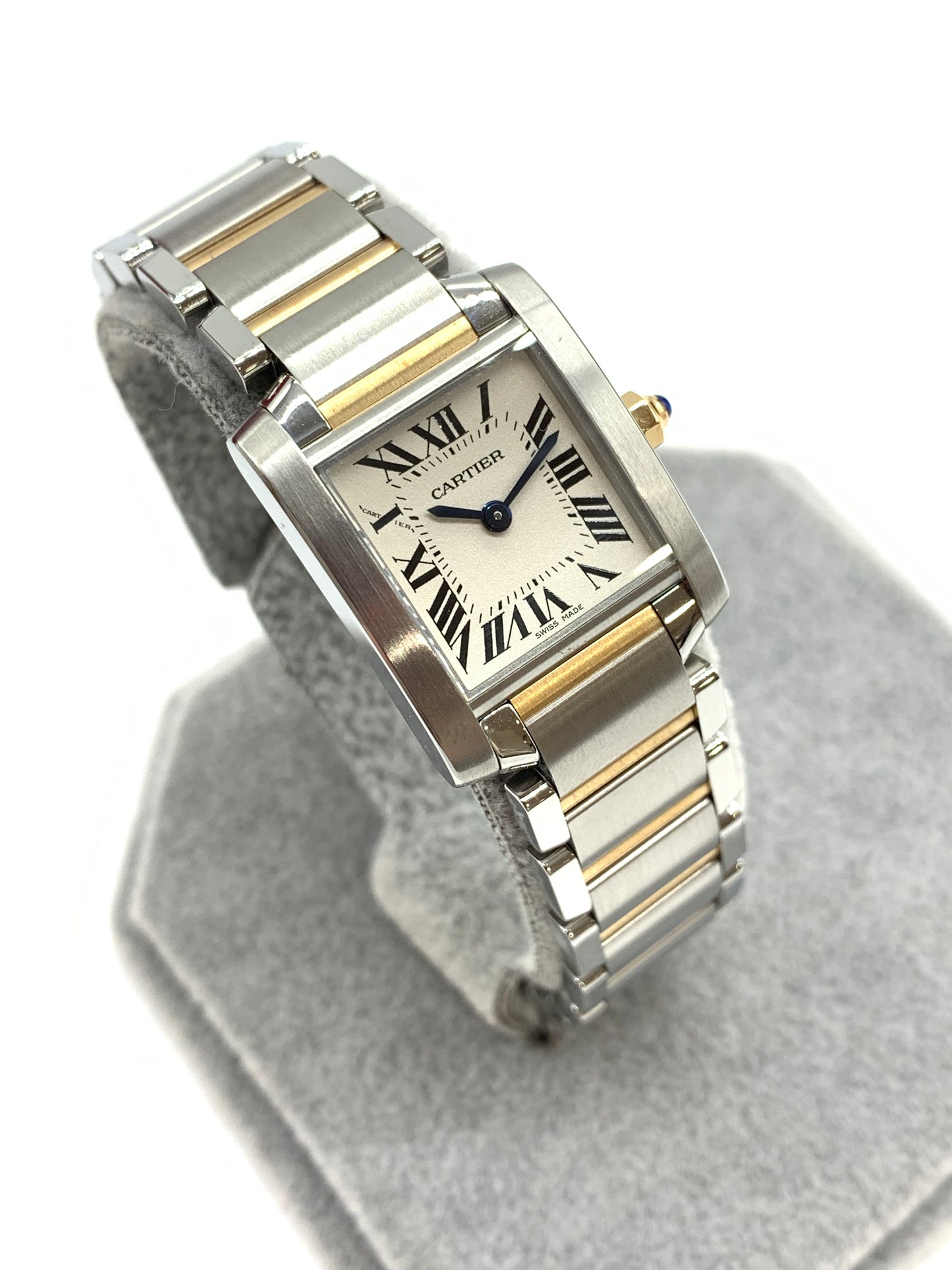 カルティエ Cartier タンクフランセーズ W51007Q4 2022年4月ギャラ 中古美品 レディース A1113-02