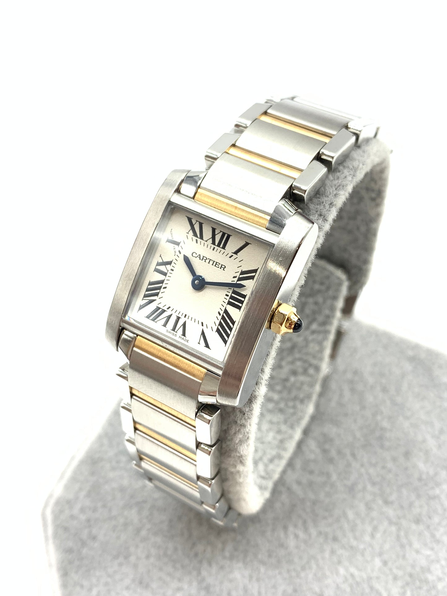 カルティエ Cartier タンクフランセーズ W51007Q4 2022年4月ギャラ 中古美品 レディース A1113-02
