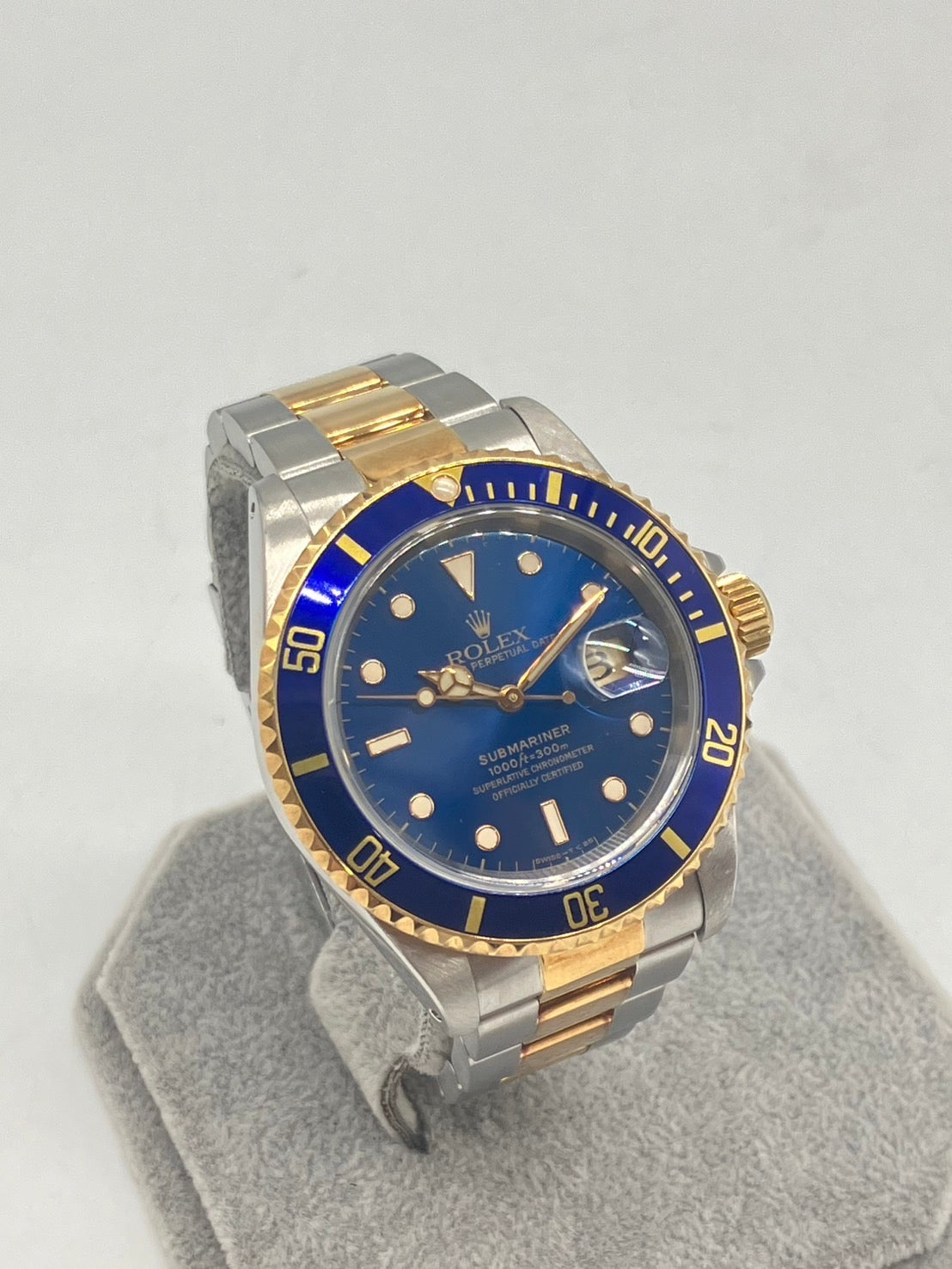 ロレックス ROLEX サブマリーナデイト 青サブ 16613 S番 中古良品 メンズ ポストヴィンテージ