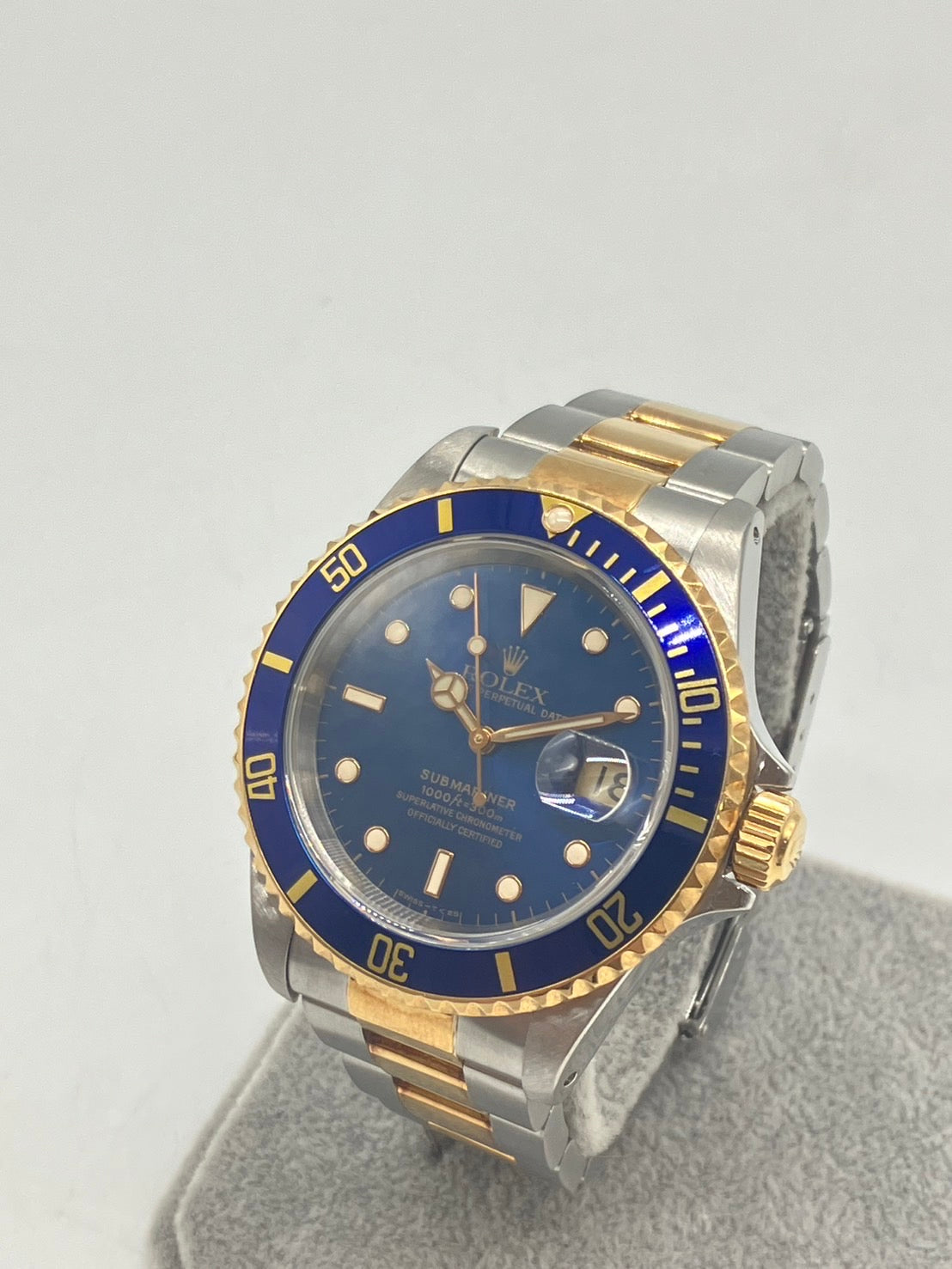ロレックス ROLEX サブマリーナデイト 青サブ 16613 S番 中古良品 メンズ ポストヴィンテージ