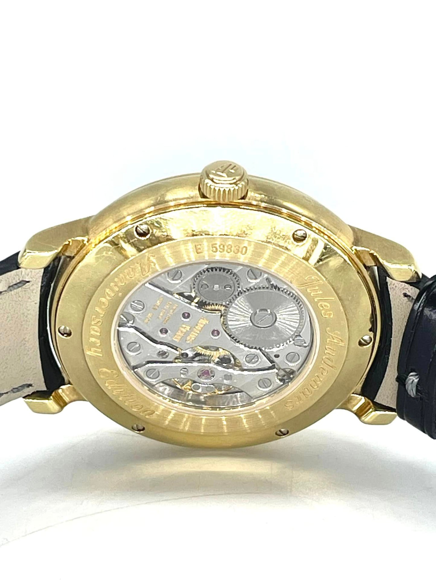 オーデマピゲ Audemars Piguet ジュール・オーデマ K18YG金無垢 ポインターデイト 手巻き パワーリザーブ  K18 18金 中古美品 メンズ  Ref. No　25961BA/O/002CR.01