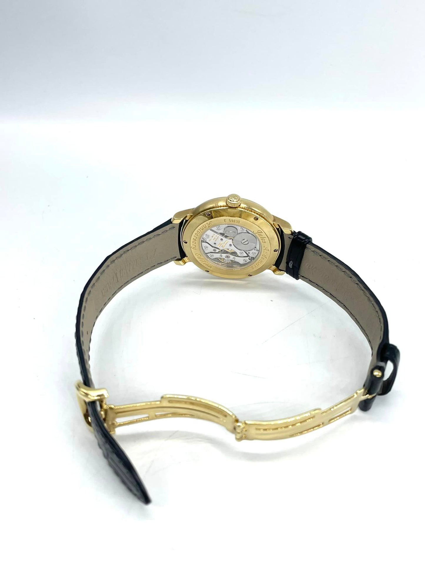 オーデマピゲ Audemars Piguet ジュール・オーデマ K18YG金無垢 ポインターデイト 手巻き パワーリザーブ  K18 18金 中古美品 メンズ  Ref. No　25961BA/O/002CR.01