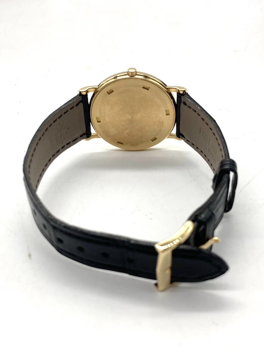 パテックフィリップ PATEK PHILLIP カラトラバ Beyer ダブルネーム 白文字盤 中古良品 OH履歴あり メンズ レディース