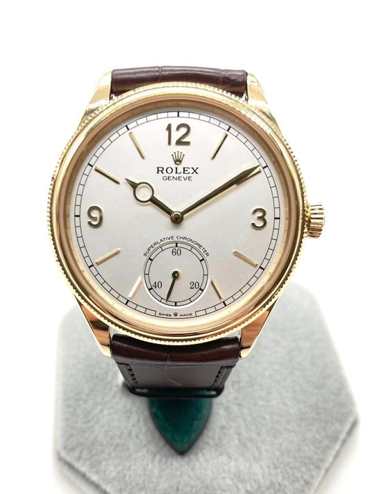 ロレックス ROLEX 1908 白文字盤 52508 ほぼ未使用品 メンズ レディースRef. No52508