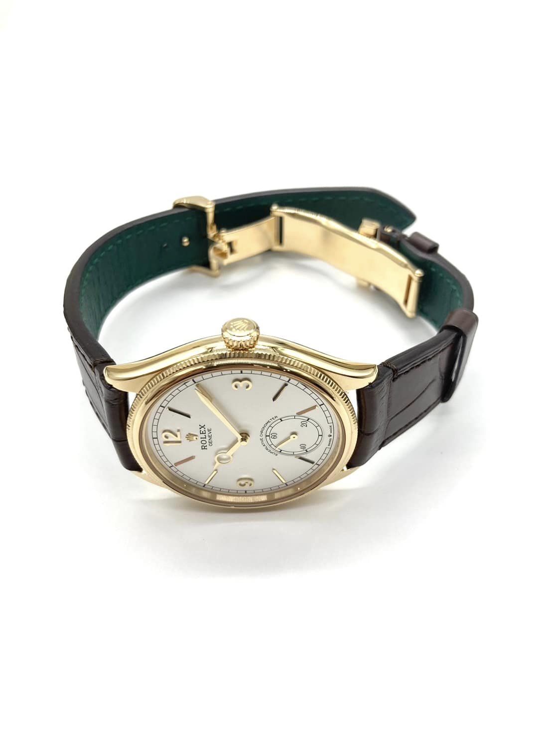 ロレックス ROLEX 1908 白文字盤 52508 ほぼ未使用品 メンズ レディースRef. No52508