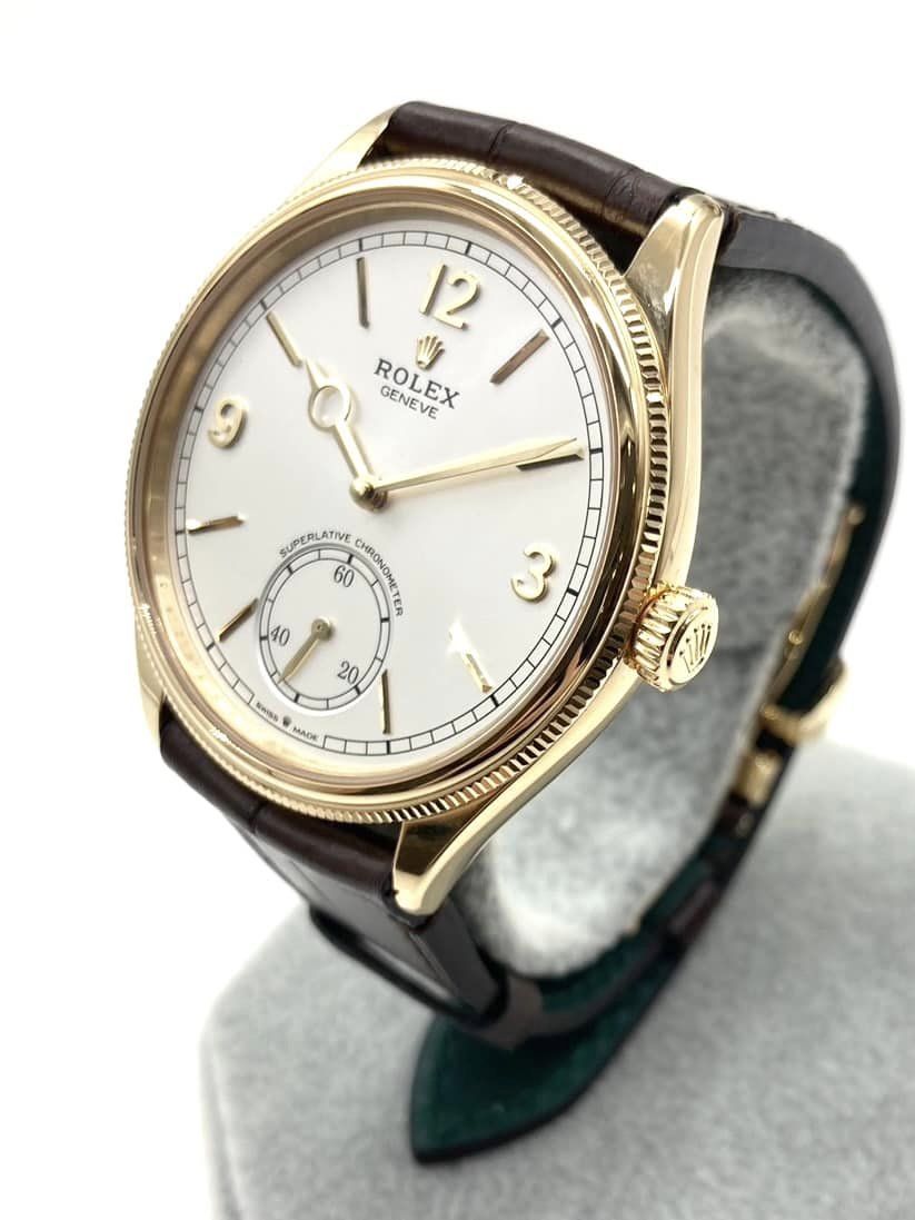 ロレックス ROLEX 1908 白文字盤 52508 ほぼ未使用品 メンズ レディースRef. No52508