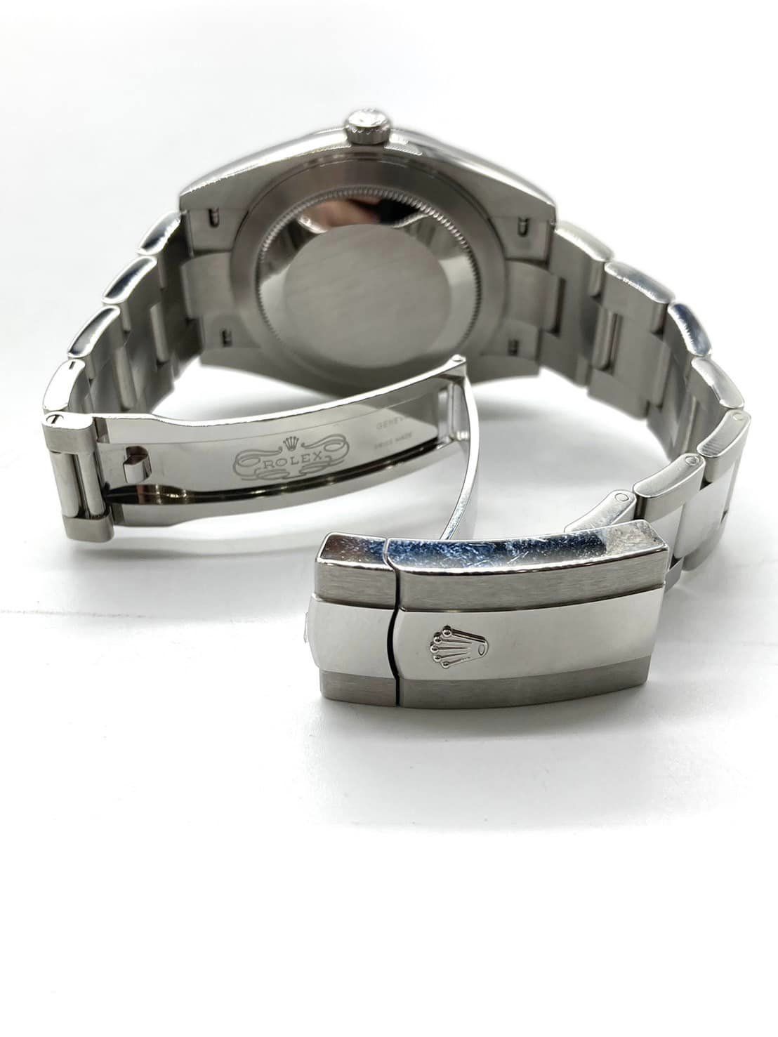 ロレックス ROLEX デイトジャスト41 ミントグリーン文字盤 126334 中古美品 メンズ