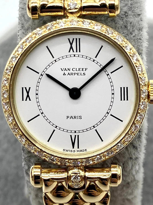 ヴァンクリフ＆アーペル Van Cleef & Arpels 18金YG K18 金無垢 OH済 レディース