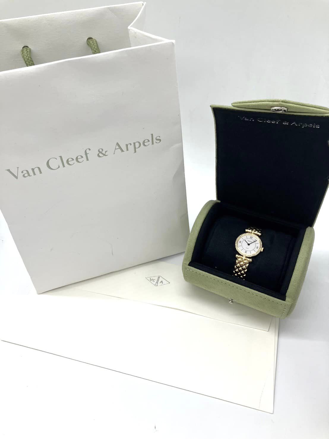 ヴァンクリフ＆アーペル Van Cleef & Arpels 18金YG K18 金無垢 OH済 レディース