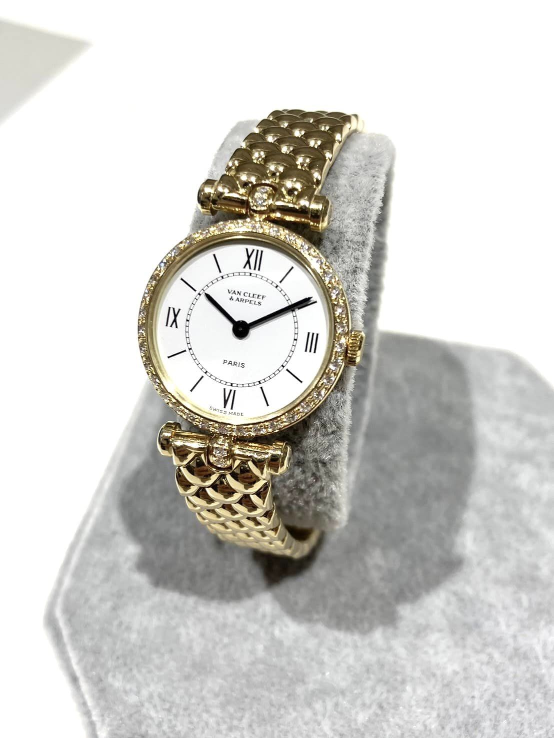 ヴァンクリフ＆アーペル Van Cleef & Arpels 18金YG K18 金無垢 OH済 レディース